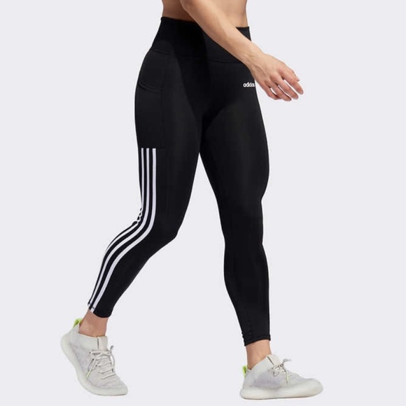 Adidas 7/8 3-Stripe Active Tight NWT - Picture 2 of 7